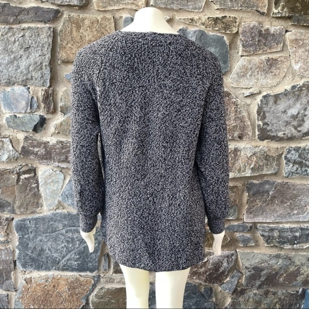 Athleta Switchback Pullover Sweater In Black Marl… - image 5